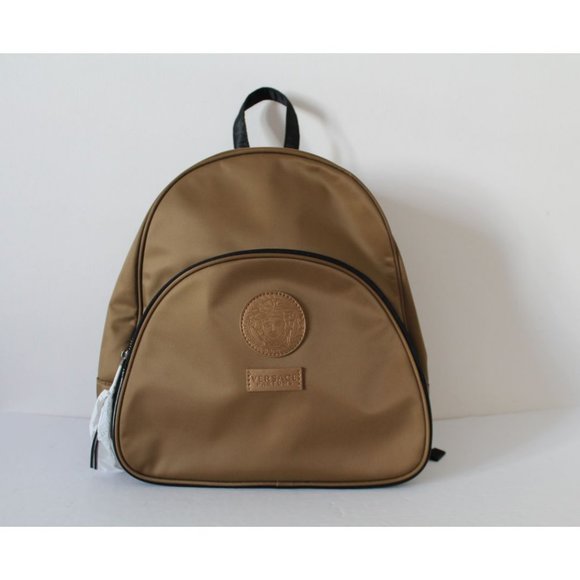Versace Parfums Medusa Backpack Gold - NEW - Picture 2 of 8